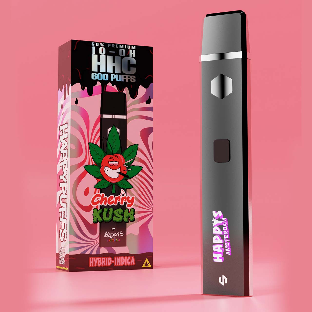 Happys Amsterdam 10-OH-HHC Vape Cherry Kush