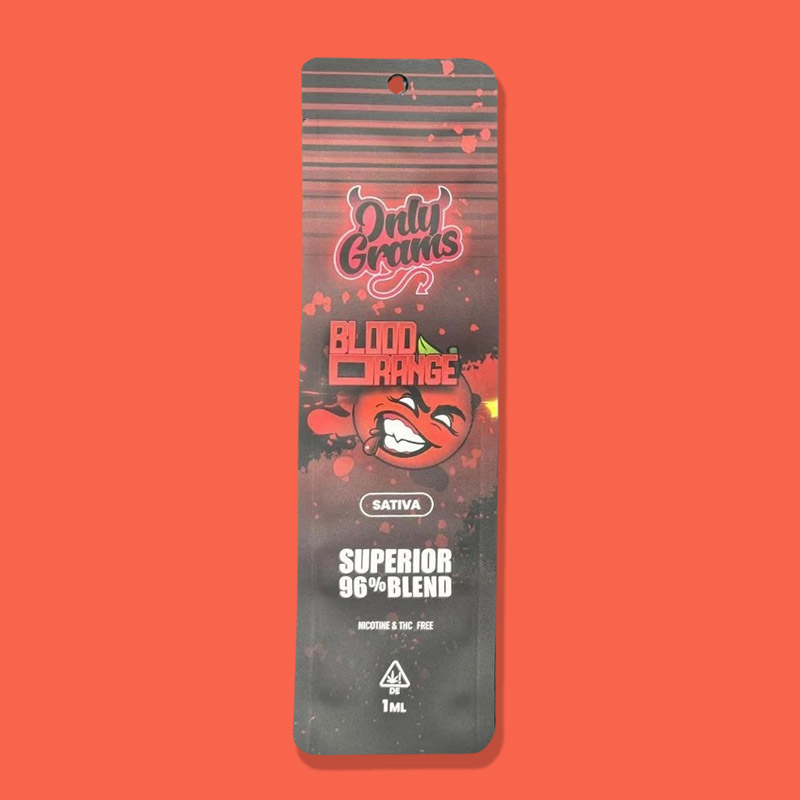 Only Grams Superior Blend Vape Blood Orange 1ml