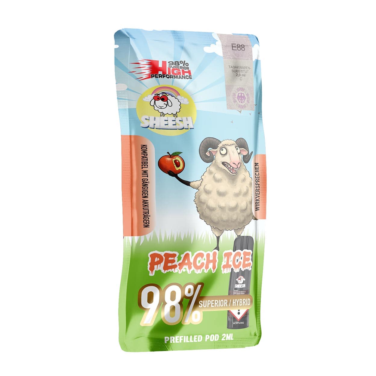 Sheesh Peach Ice Superior Signature Pod 2ml