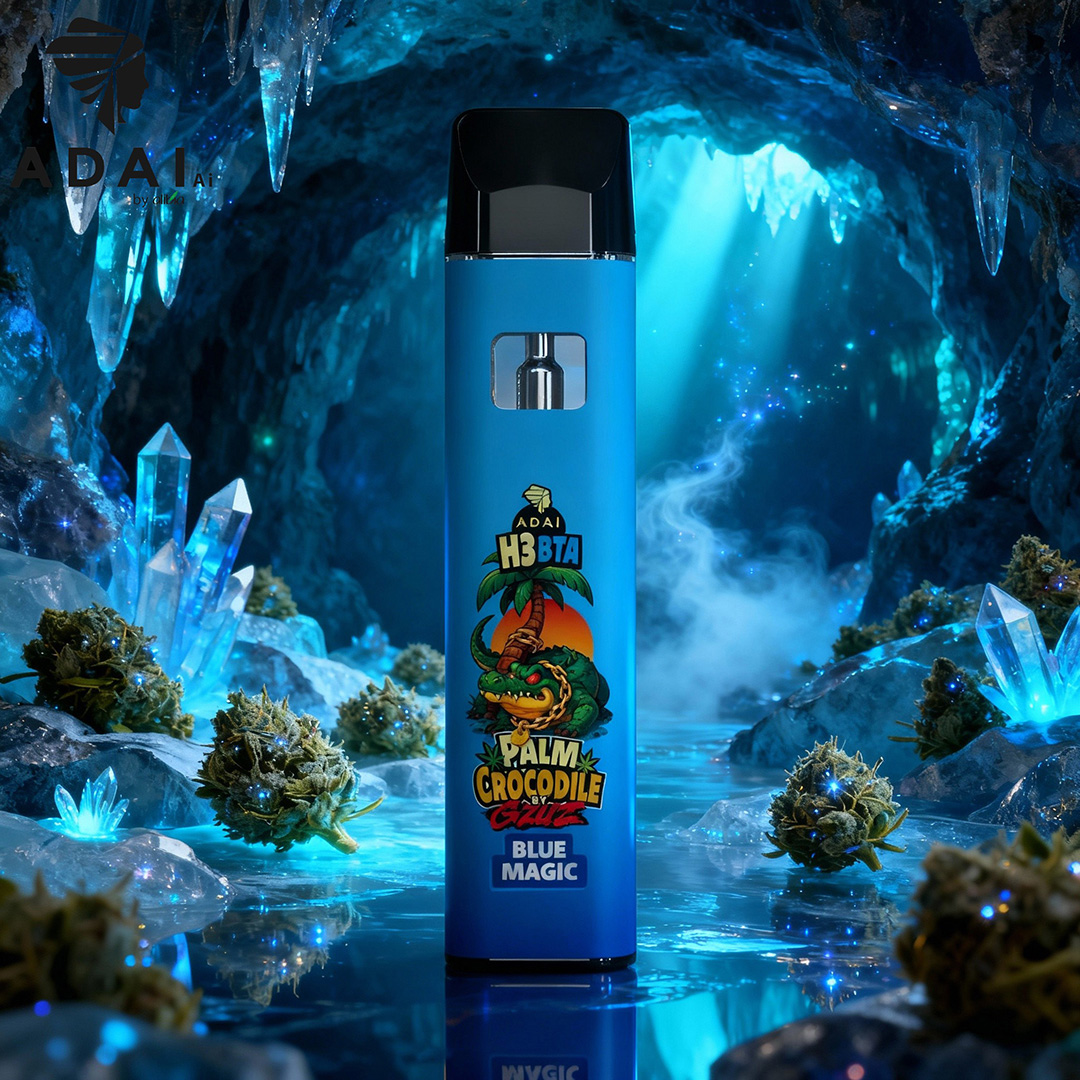 Palm Crocodile by GZUZ H3BTA Vape Blue Magic 1ml