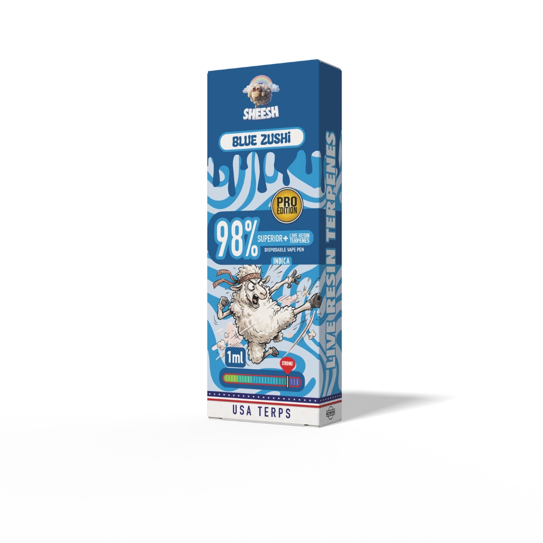 Sheesh Superior Pro Vape Blue Zushi 1ml Sheesh Superior Pro Vape Blue Zushi 1ml
