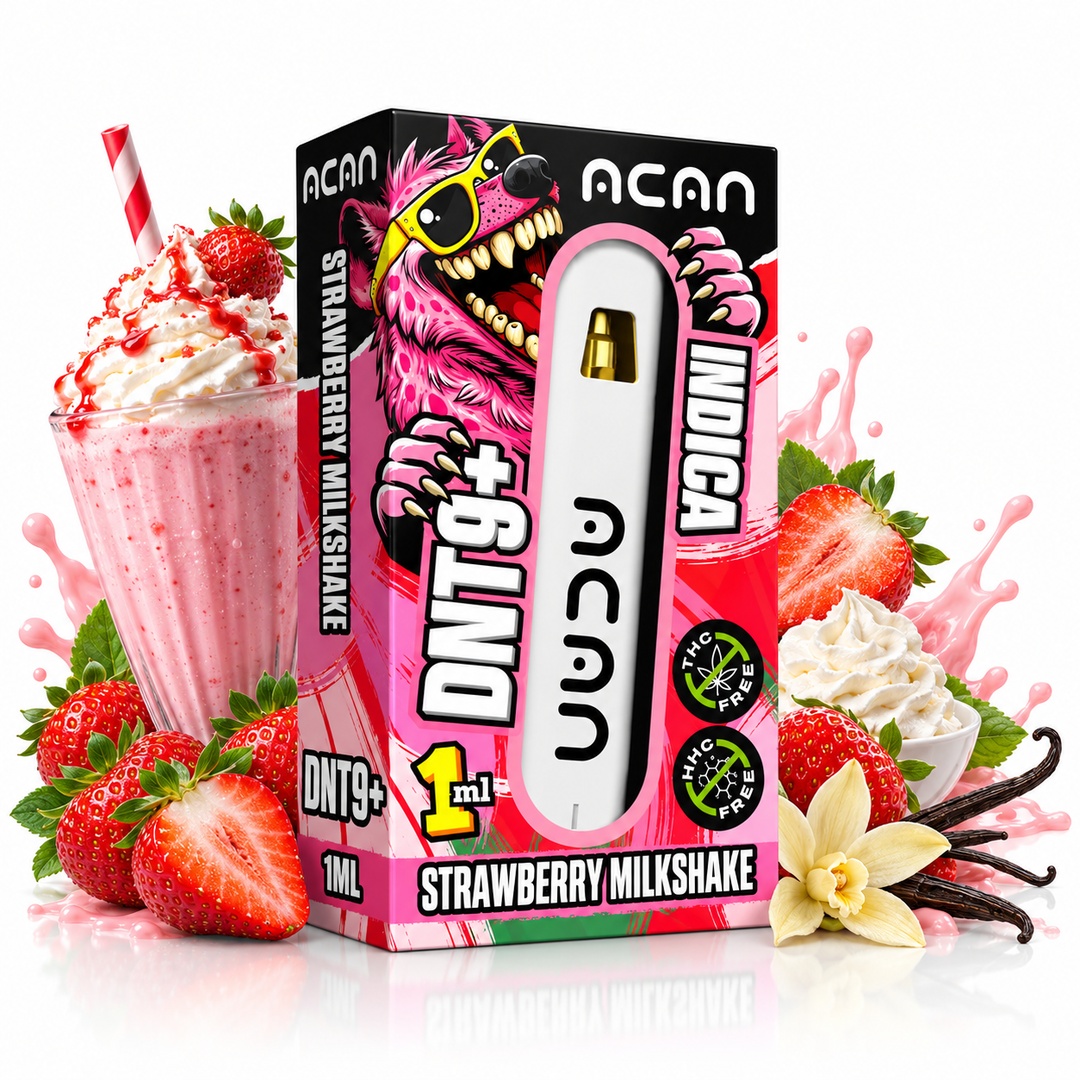Acan DNT-9+ Vape Strawberry Milkshake 1ml Acan DNT-9+ Vape Strawberry Milkshake 1ml