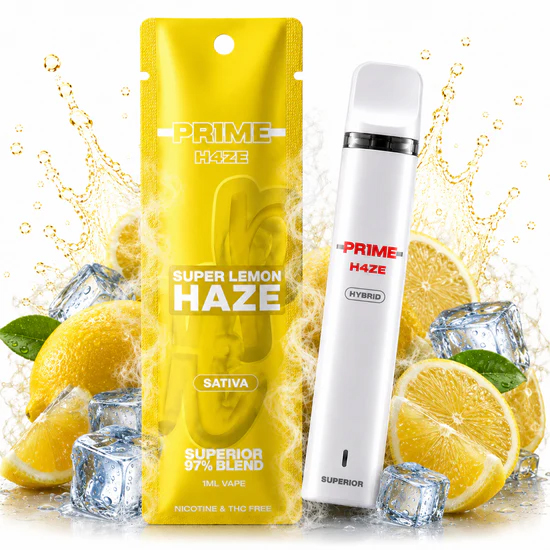 Pr1me H4ze Superior Blend Vape Super Lemon Haze 1ml