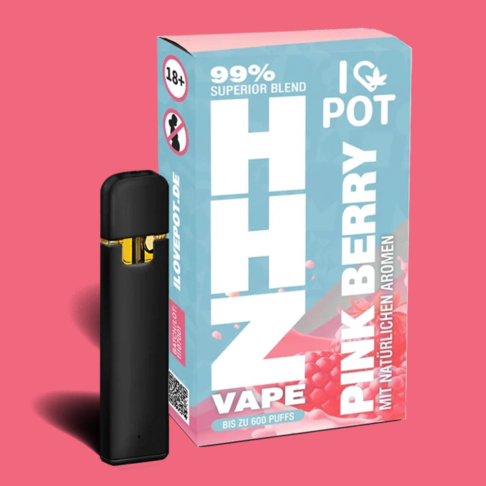 I Love Pot HHZ Vape Pink Berry 1ml I Love Pot HHZ Vape Pink Berry 1ml