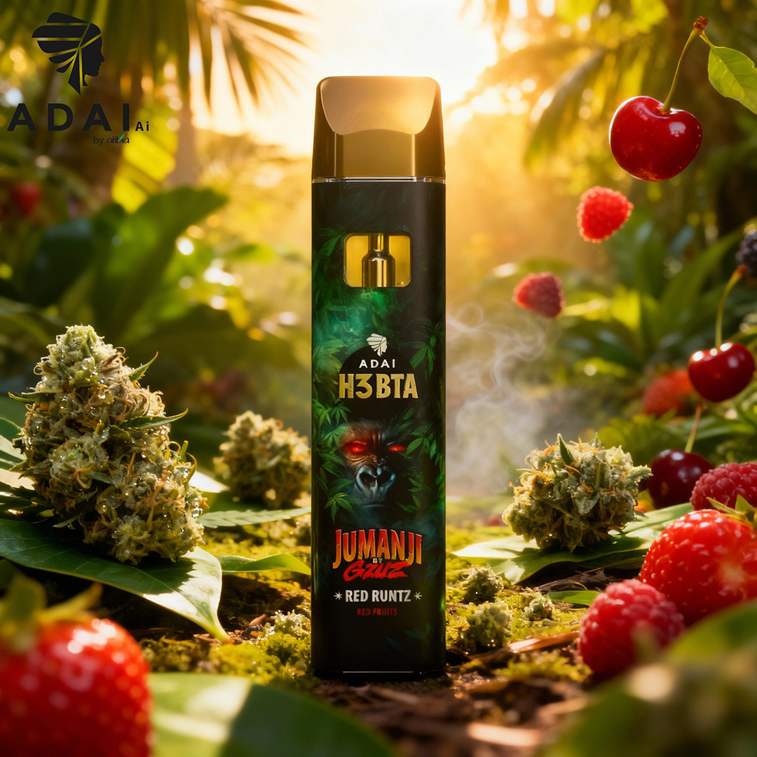 Jumanji by GZUZ H3BTA Vape Red Runtz 1ml