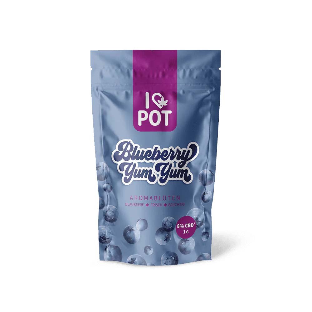 I Love Pot CBD Blüte Blueberry Yum Yum 1g I Love Pot CBD Blüte Blueberry Yum Yum 1g