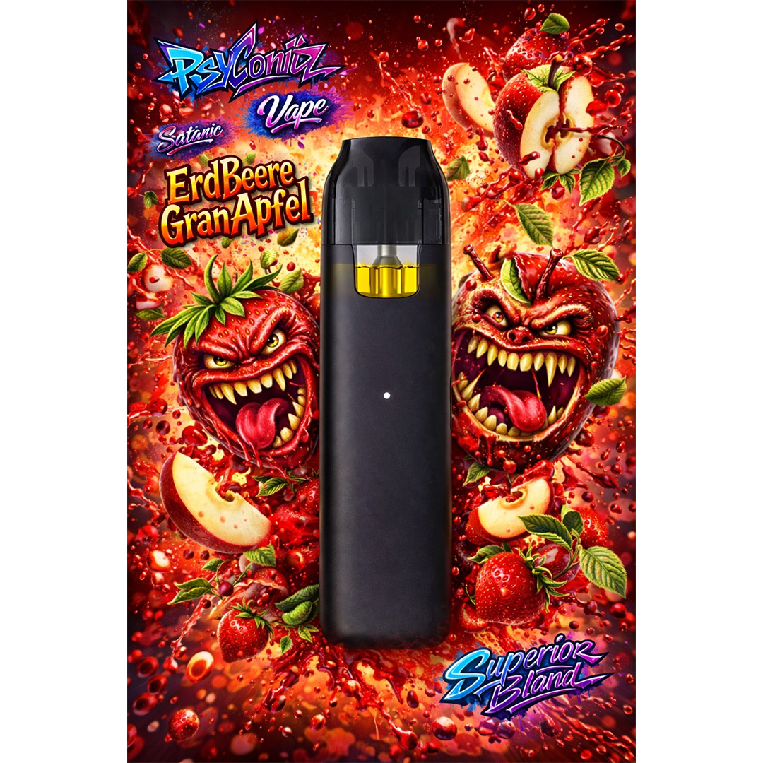 Psyconia Superior Blend Vape Erdbeere Granatapfel 1ml