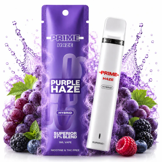 Pr1me H4ze Superior Blend Vape Purple Haze 1ml