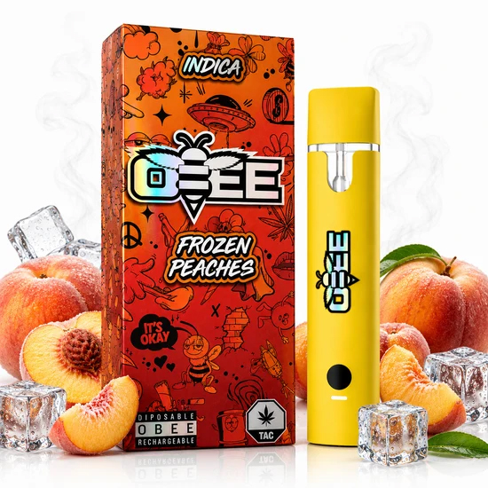 OBEE TAC Vape Frozen Peaches 1ml