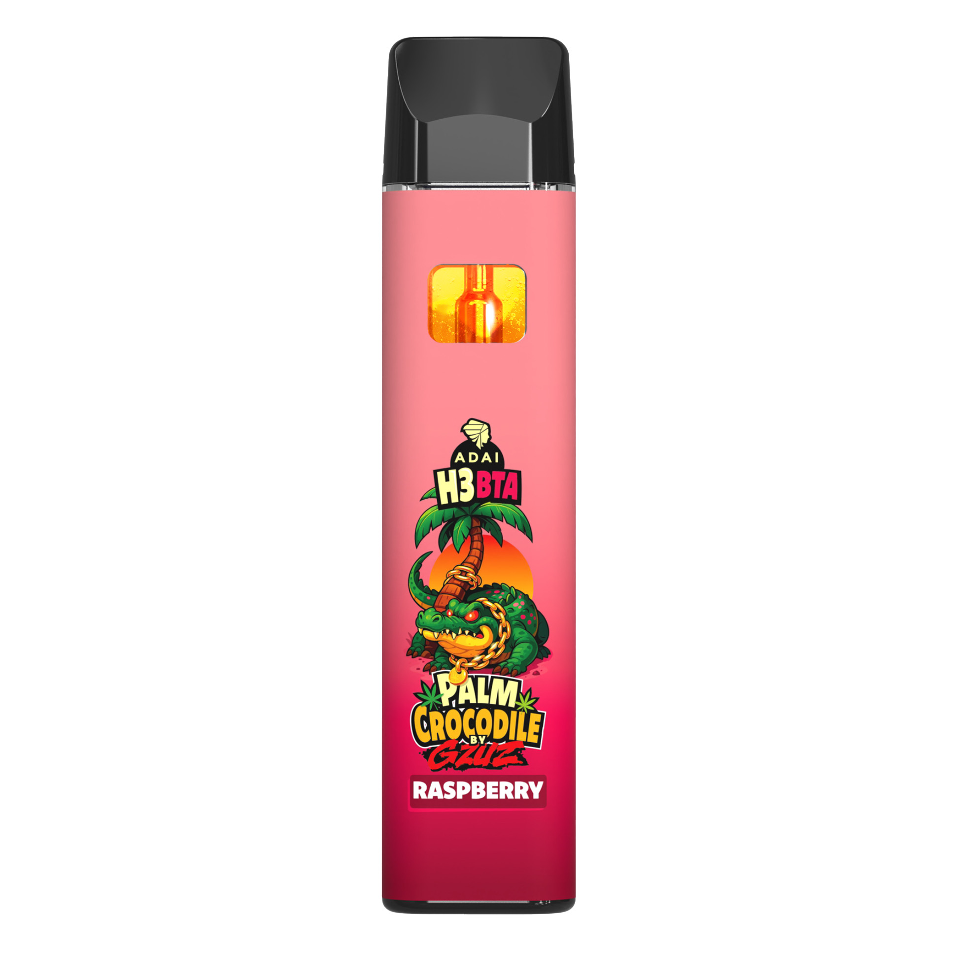 Palm Crocodile by GZUZ H3BTA Vape Raspberry 1ml Palm Crocodile by GZUZ H3BTA Vape Raspberry 1ml