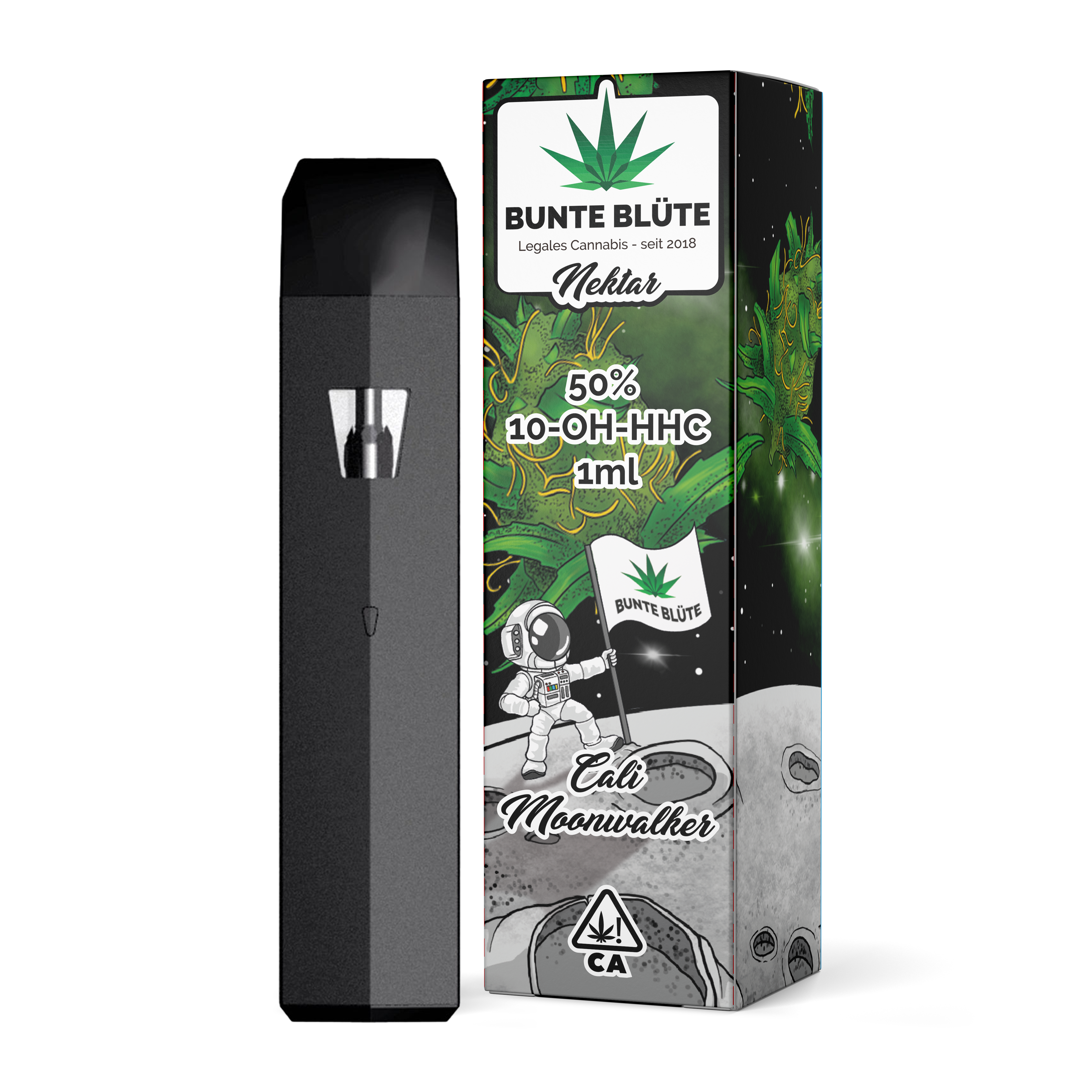 Bunte Blüte 10-OH-HHC Vape Cali Moonwalker Bunte Blüte 10-OH-HHC Vape Cali Moonwalker