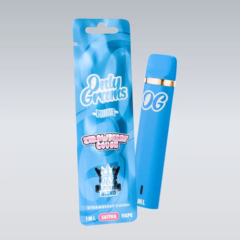 Only Grams US Line Superior Blend Vape - Strawberry Cough 1ml