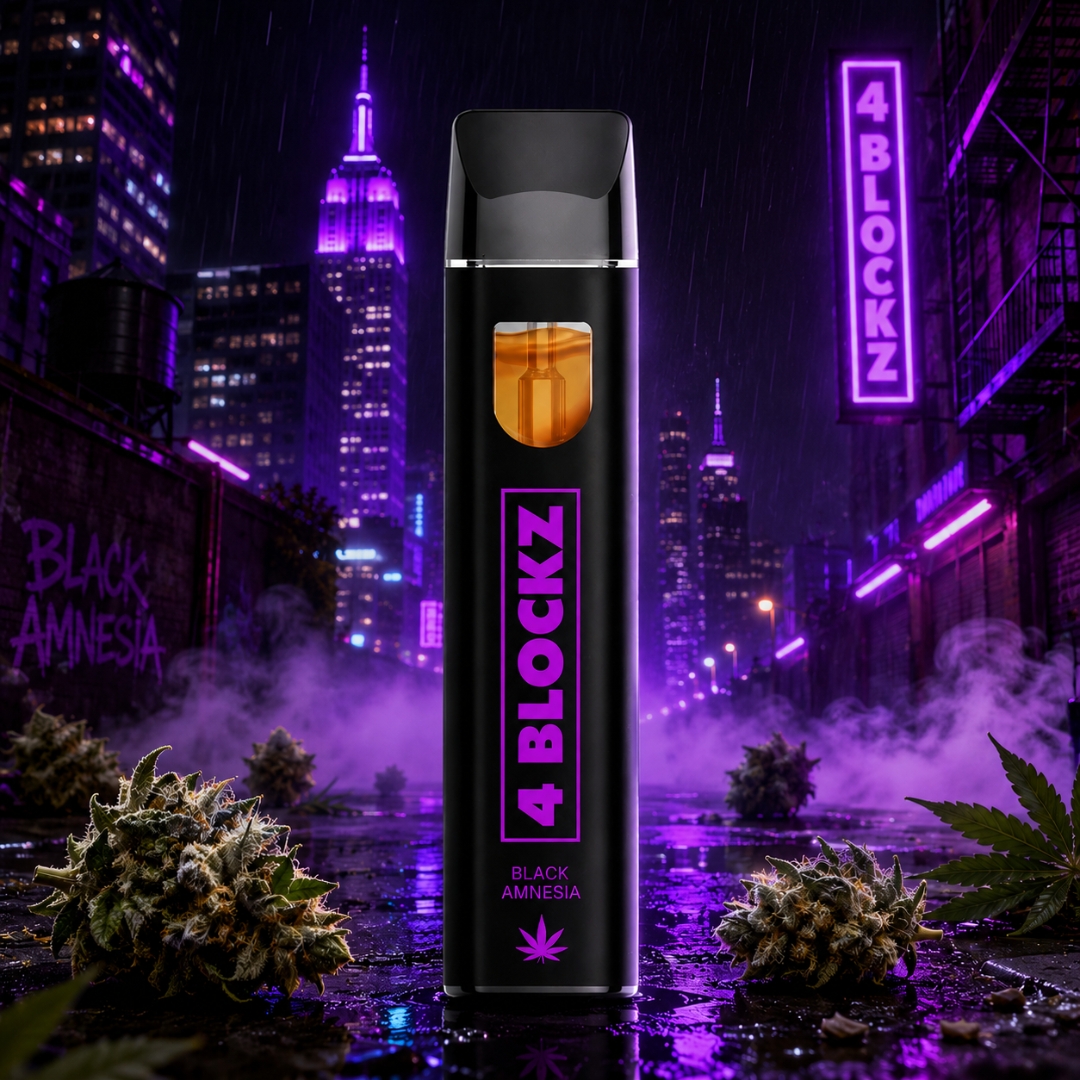 4 Blockz H3BTA Vape Black Amnesia 1ml 4 Blockz H3BTA Vape Black Amnesia 1ml