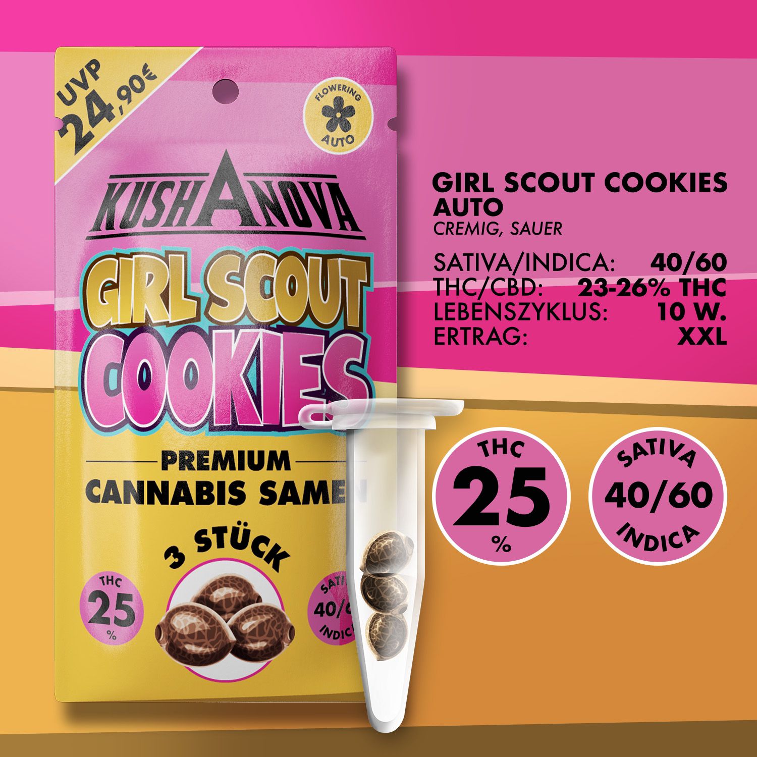 Kushanova Cannabissamen Girl Scout Cookies