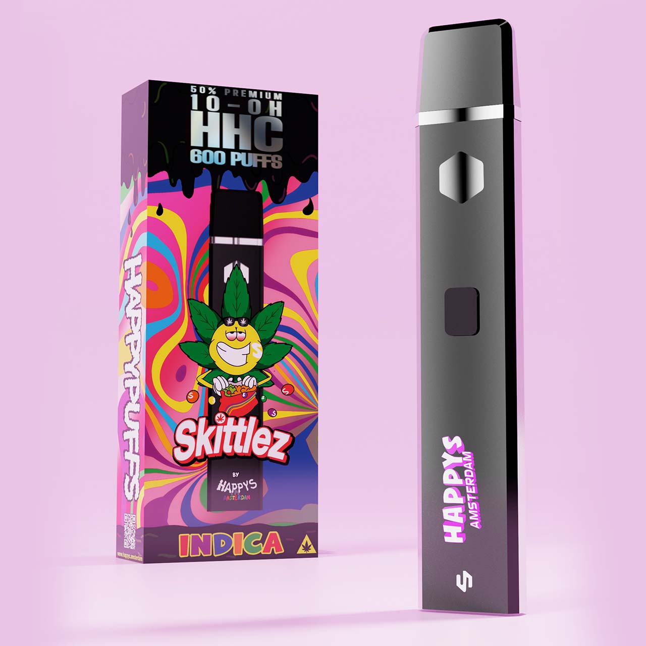 Happys Amsterdam 10-OH-HHC Vape Skittlez