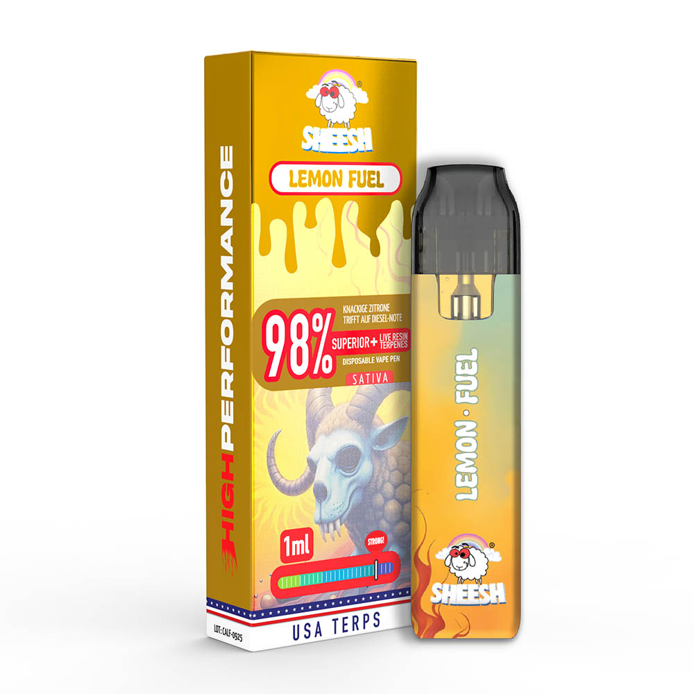 Sheesh Superior Plus Vape Lemon Fuel 1ml