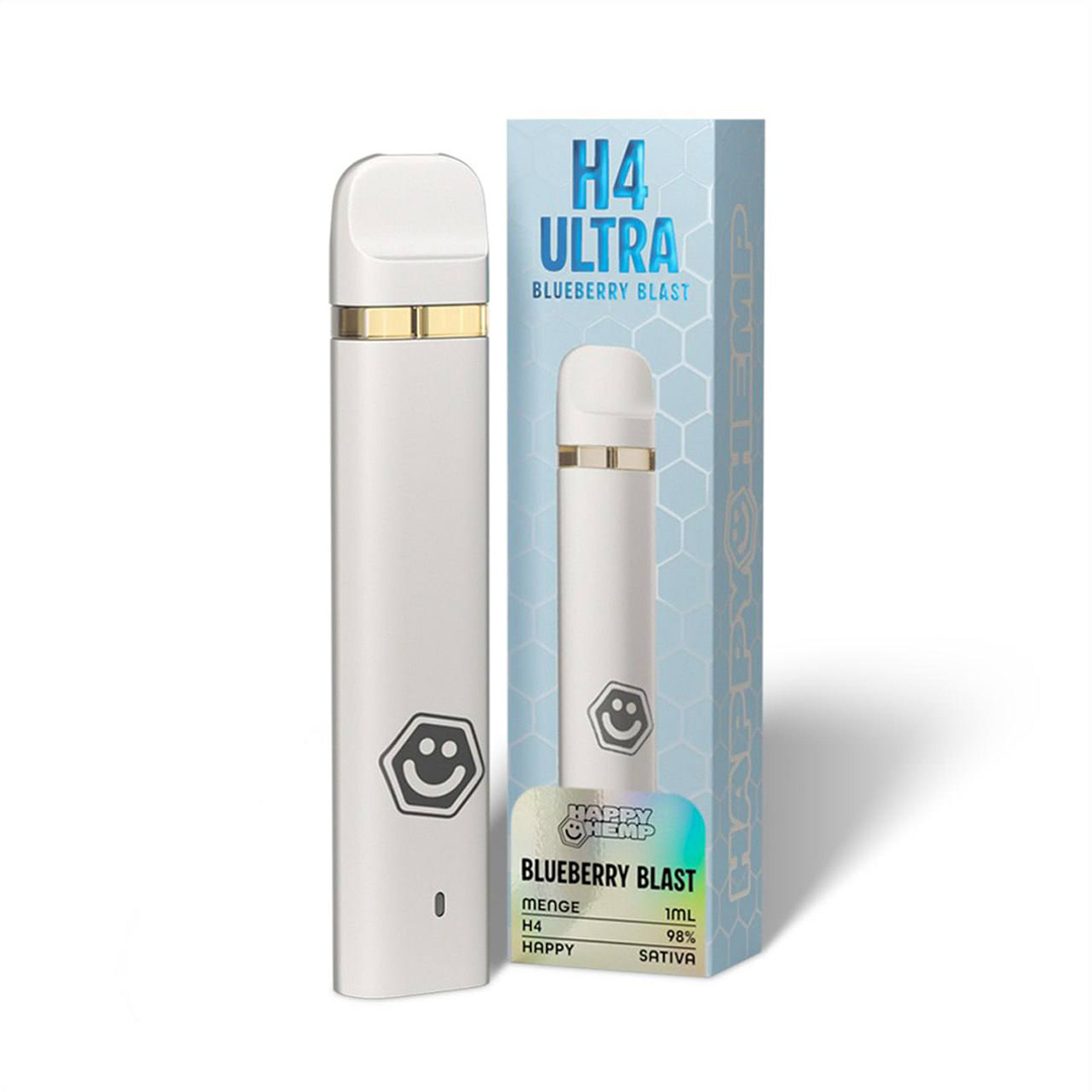 Happy Hemp H4 Ultra Vape Blueberry Blast 1ml