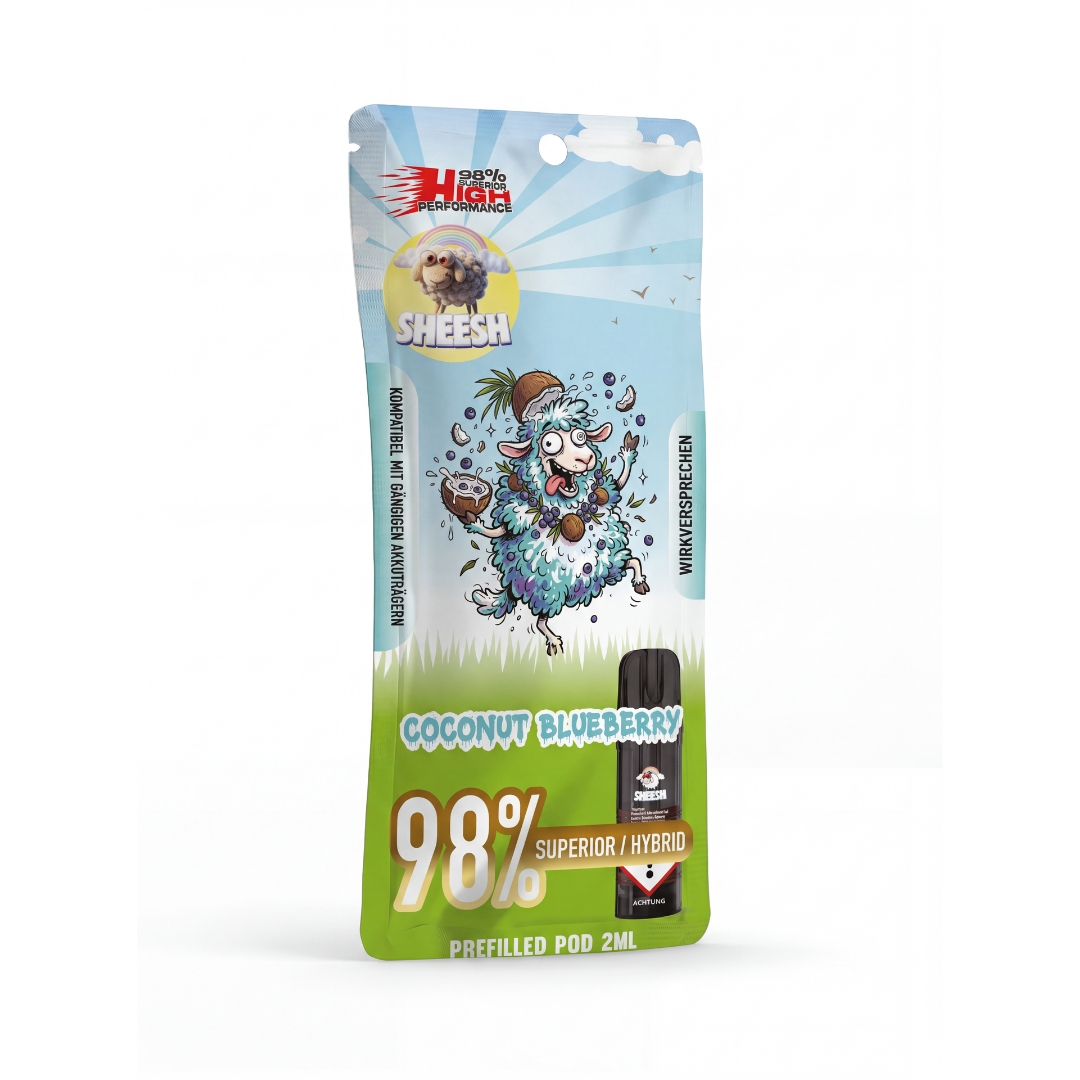 Sheesh Signature Superior Pod Coconut Blueberry 2ml