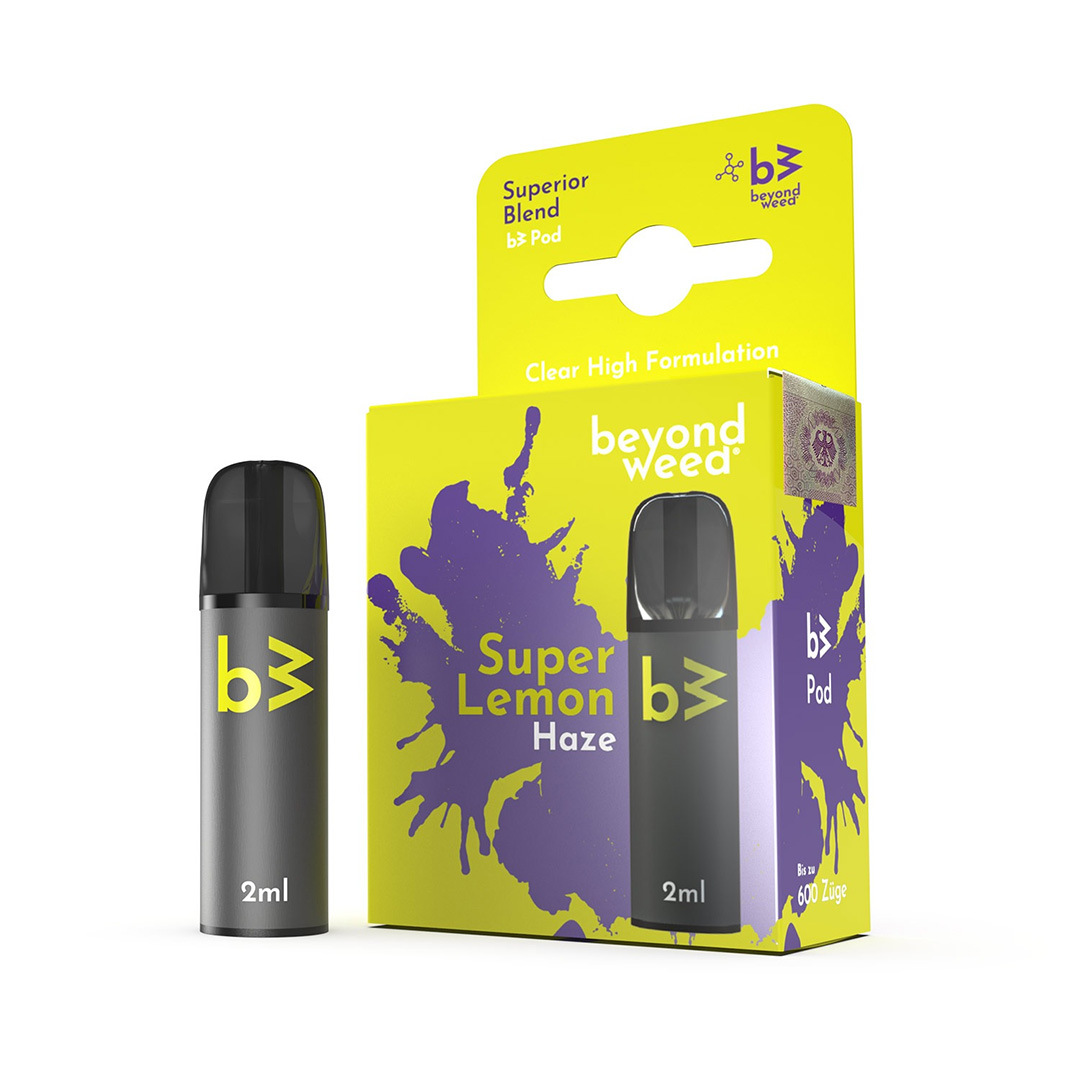 Beyond Weed B3 Superior Blend Pod Super Lemon Haze 2ml Beyond Weed B3 Superior Blend Pod Super Lemon Haze 2ml