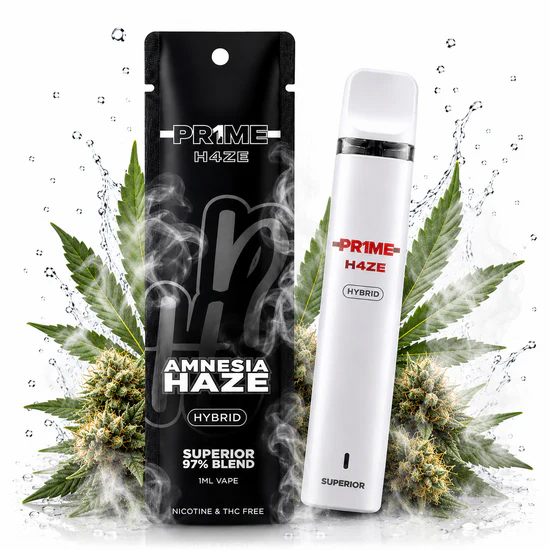 Pr1me H4ze Superior Blend Vape Amnesia Haze 1ml Pr1me H4ze Superior Blend Vape Amnesia Haze 1ml