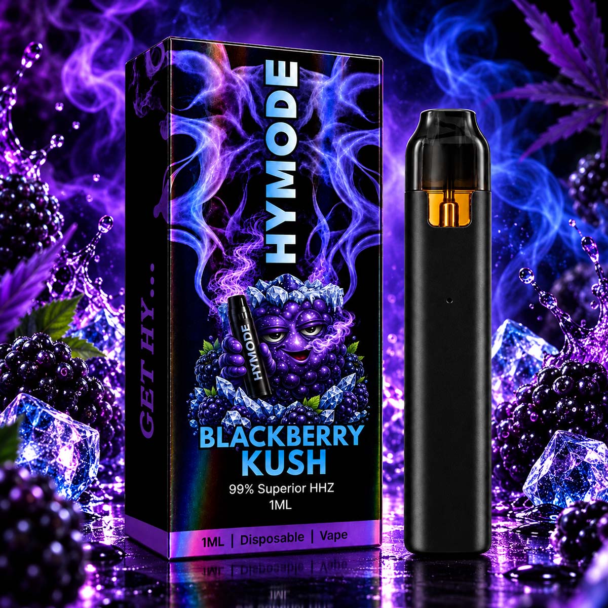 Hymode Blackberry Kush HHZ Vape 1ml