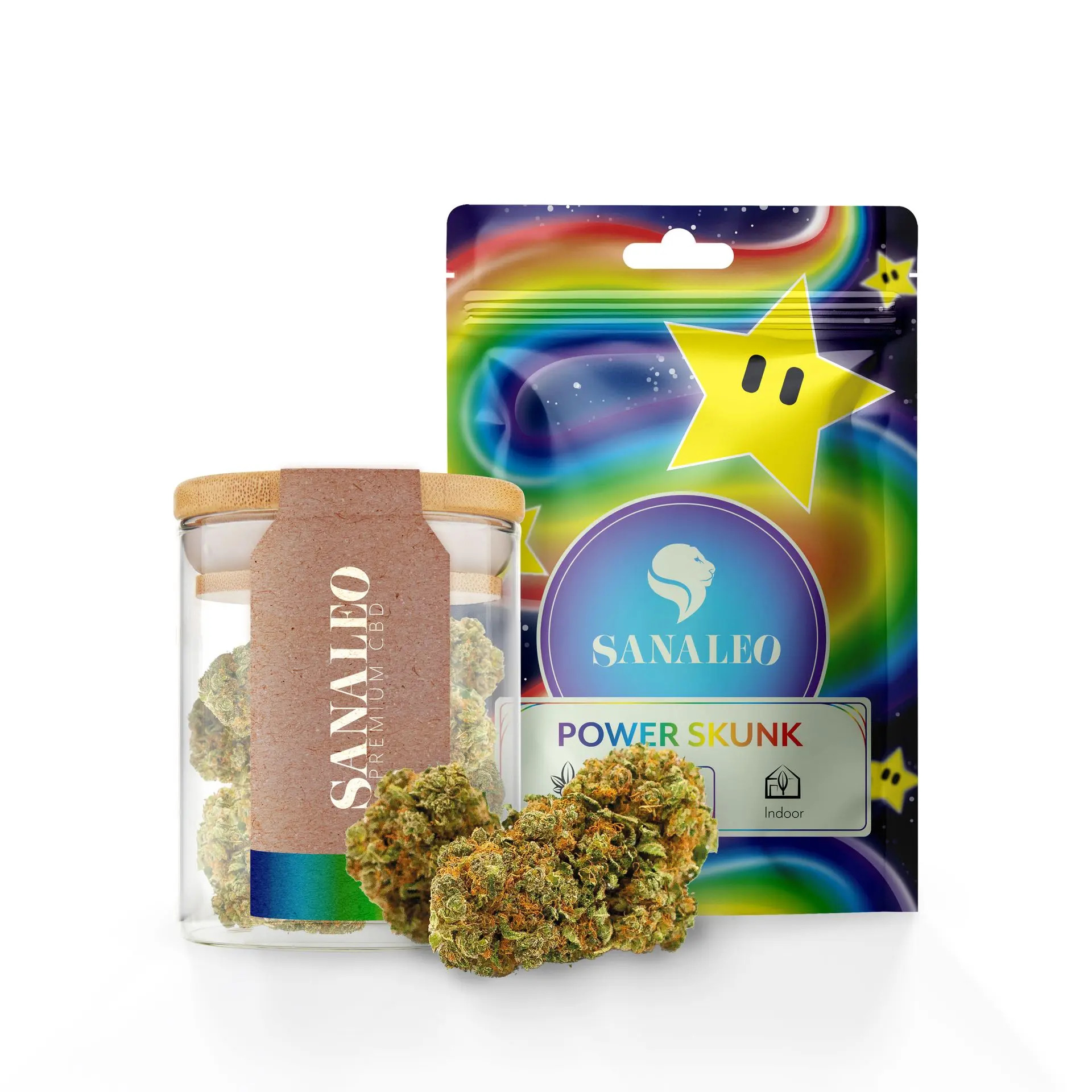 Sanaleo CBD Blüte Power Skunk 2g