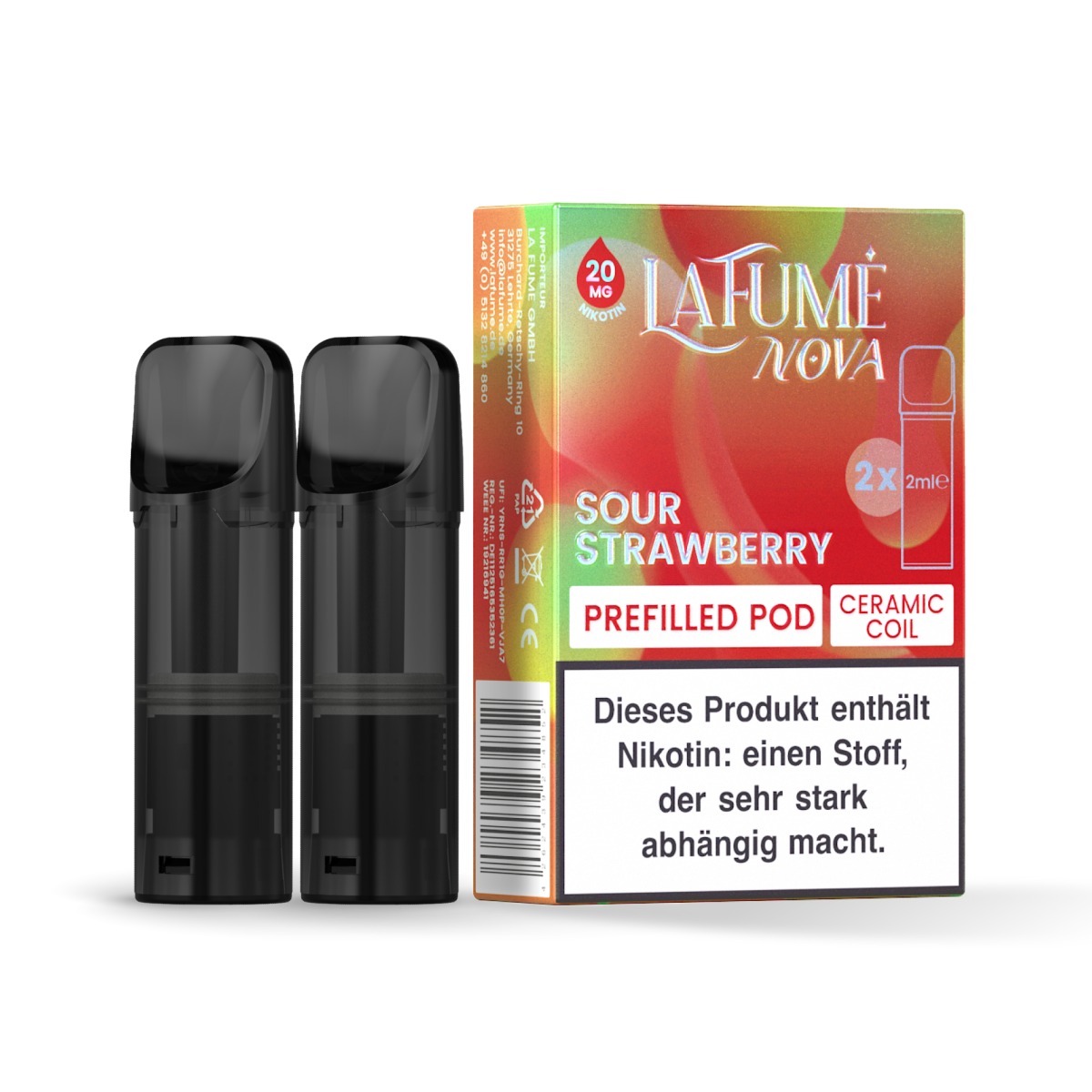 La Fume Nova Pod Sour Strawberry