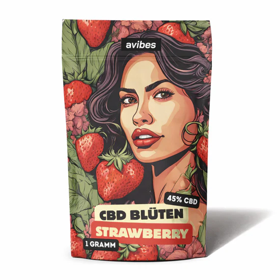 avibes CBD Blüte Strawberry avibes CBD Blüte Strawberry