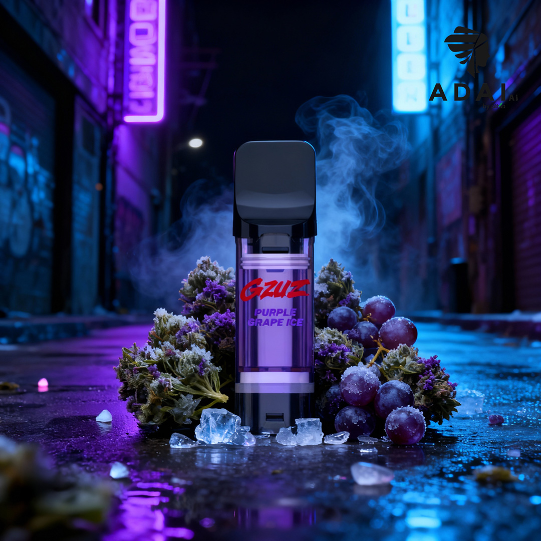 GZUZ H3 Superior Blend Pod Purple Grape Ice 1ml