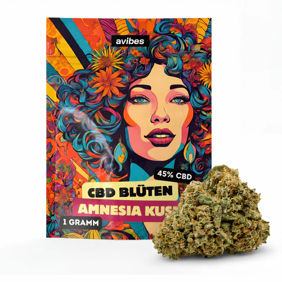 avibes CBD Blüte Amnesia Kush 1g avibes CBD Blüte Amnesia Kush 1g