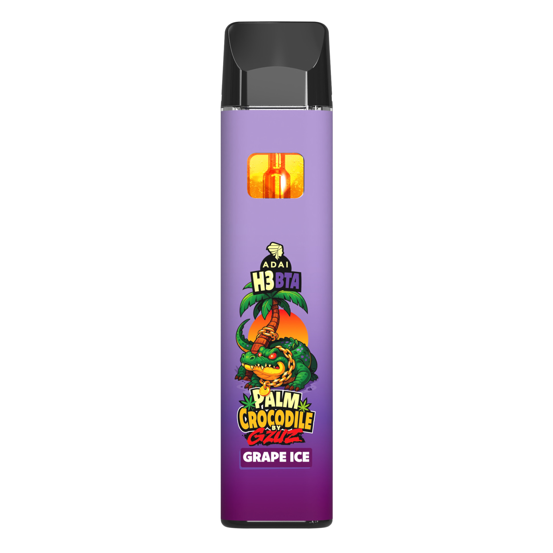Palm Crocodile by GZUZ H3BTA Vape Grape Ice 1ml Palm Crocodile by GZUZ H3BTA Vape Grape Ice 1ml