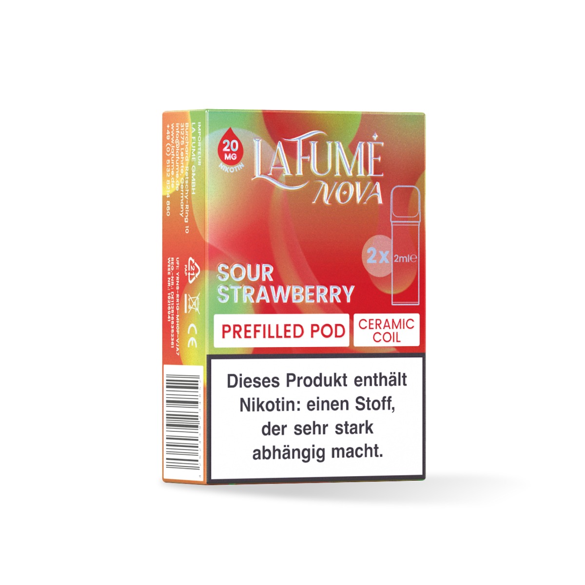 La Fume Nova Pod Sour Strawberry