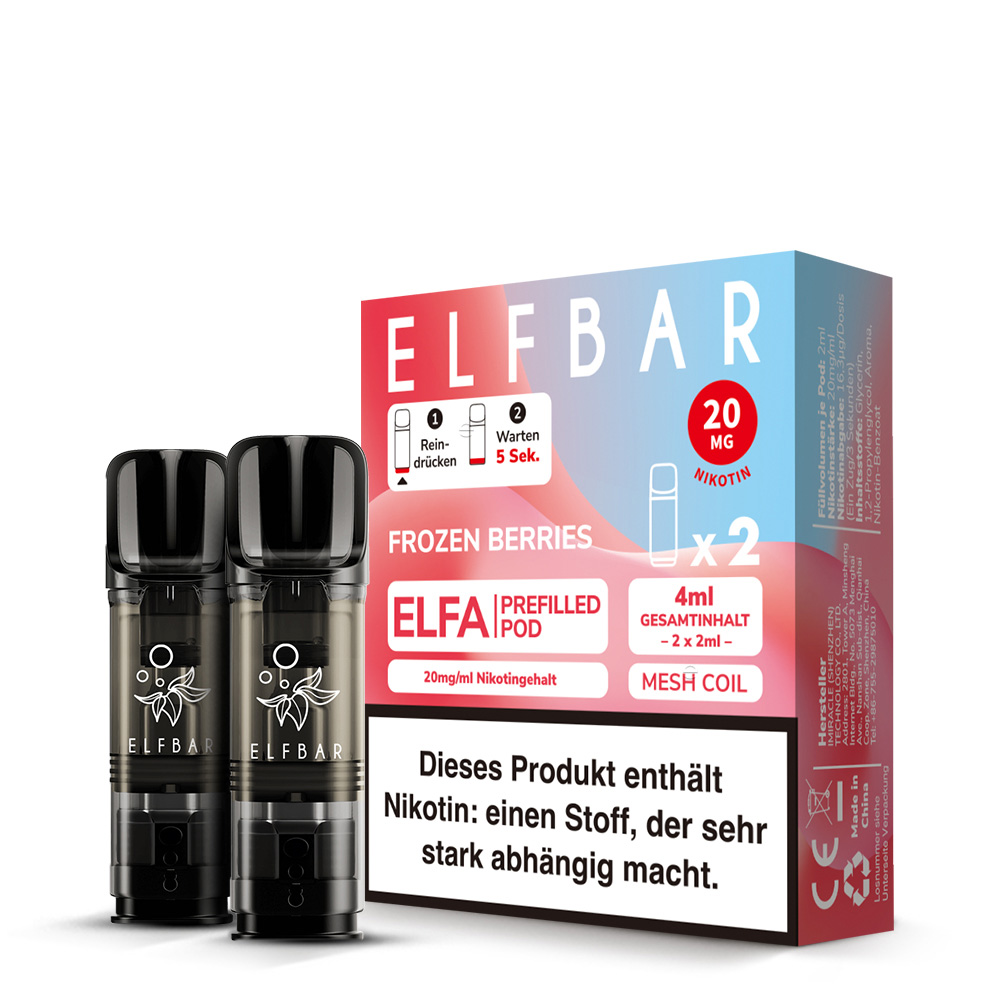 Elfbar Elfa Pod Frozen Berries 2er Pack Elfbar Elfa Pod Frozen Berries 2er Pack