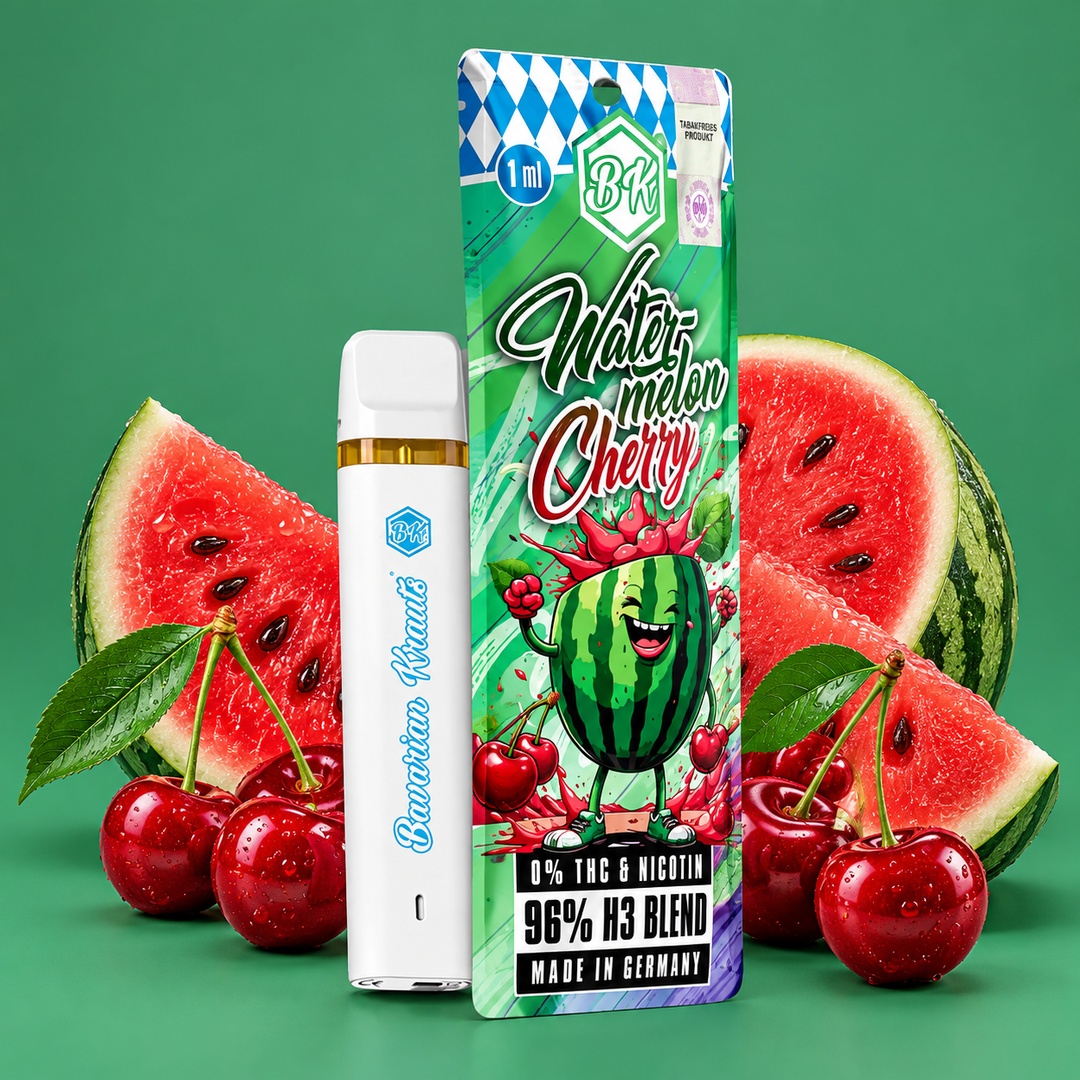 Bavarian Krauts H3 Blend Vape Watermelon Cherry 1ml