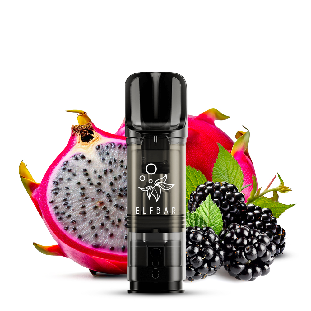 Elfbar Elfa Vape Pod Dragon Fruit Blackberry 2 Pods
