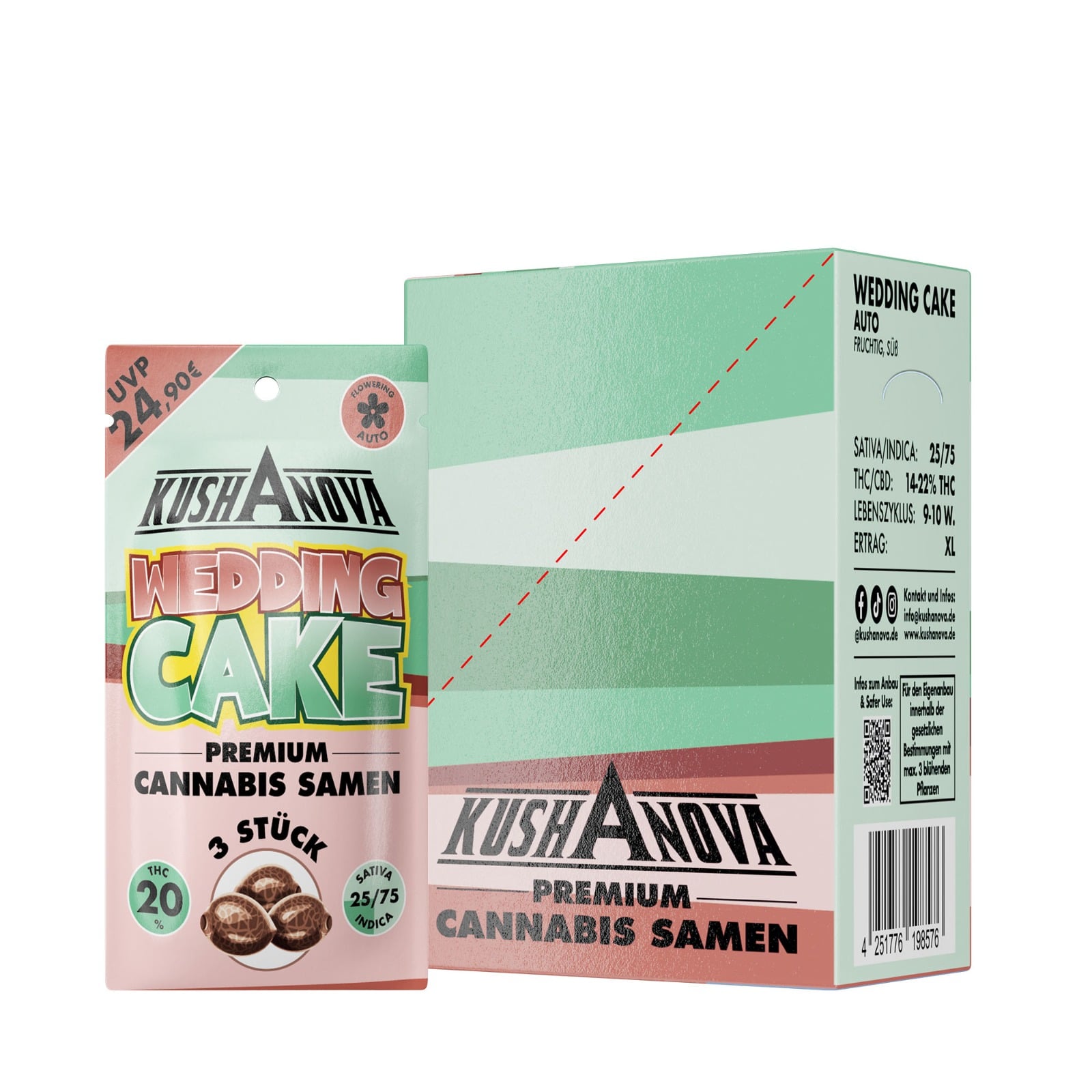 Kushanova Cannabissamen Wedding Cake