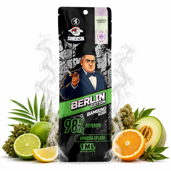 Sheesh Superior Vape Berlin Edition Bambino Kush 1ml Sheesh Superior Vape Berlin Edition Bambino Kush 1ml