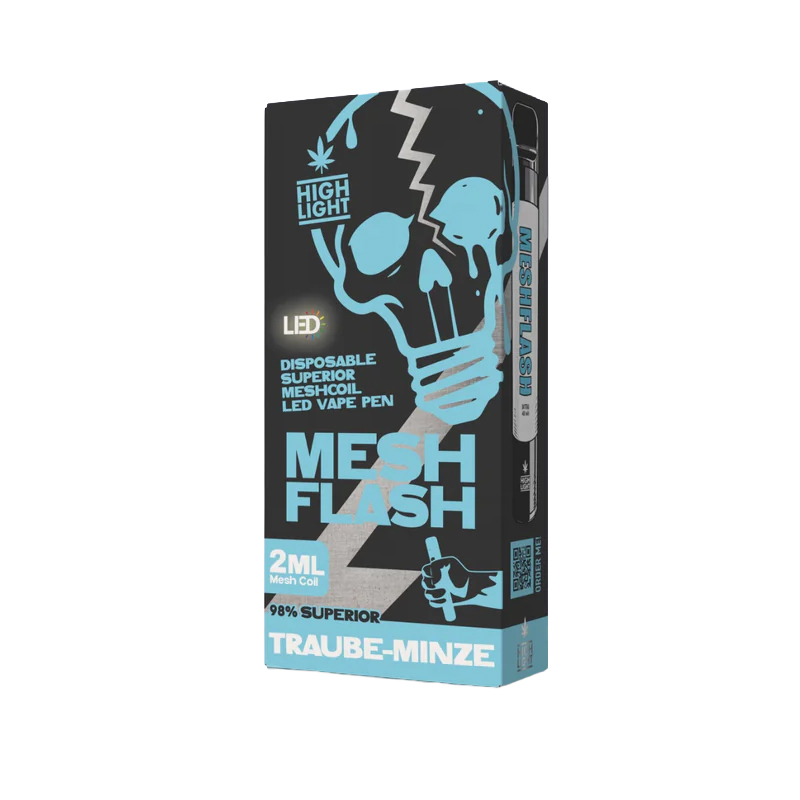 Mesh Flash H2 Superior Blend Vape Traube Minze 2ml