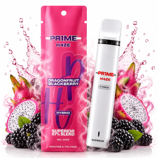 Pr1me H4ze Superior Blend Vape Dragonfruit Blackberry 1ml