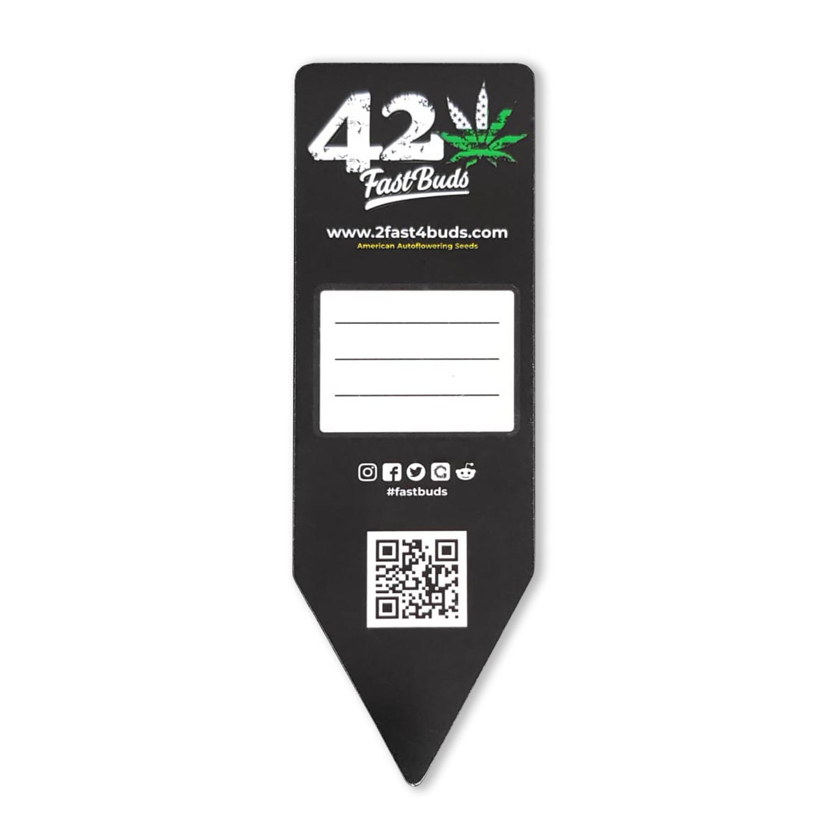 420 Fast Buds Pflanzenetikett