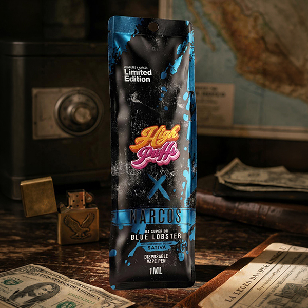 High Puffs H4 Superior Vape Narcos Edition Blue Lobster 1ml High Puffs H4 Superior Vape Narcos Edition Blue Lobster 1ml