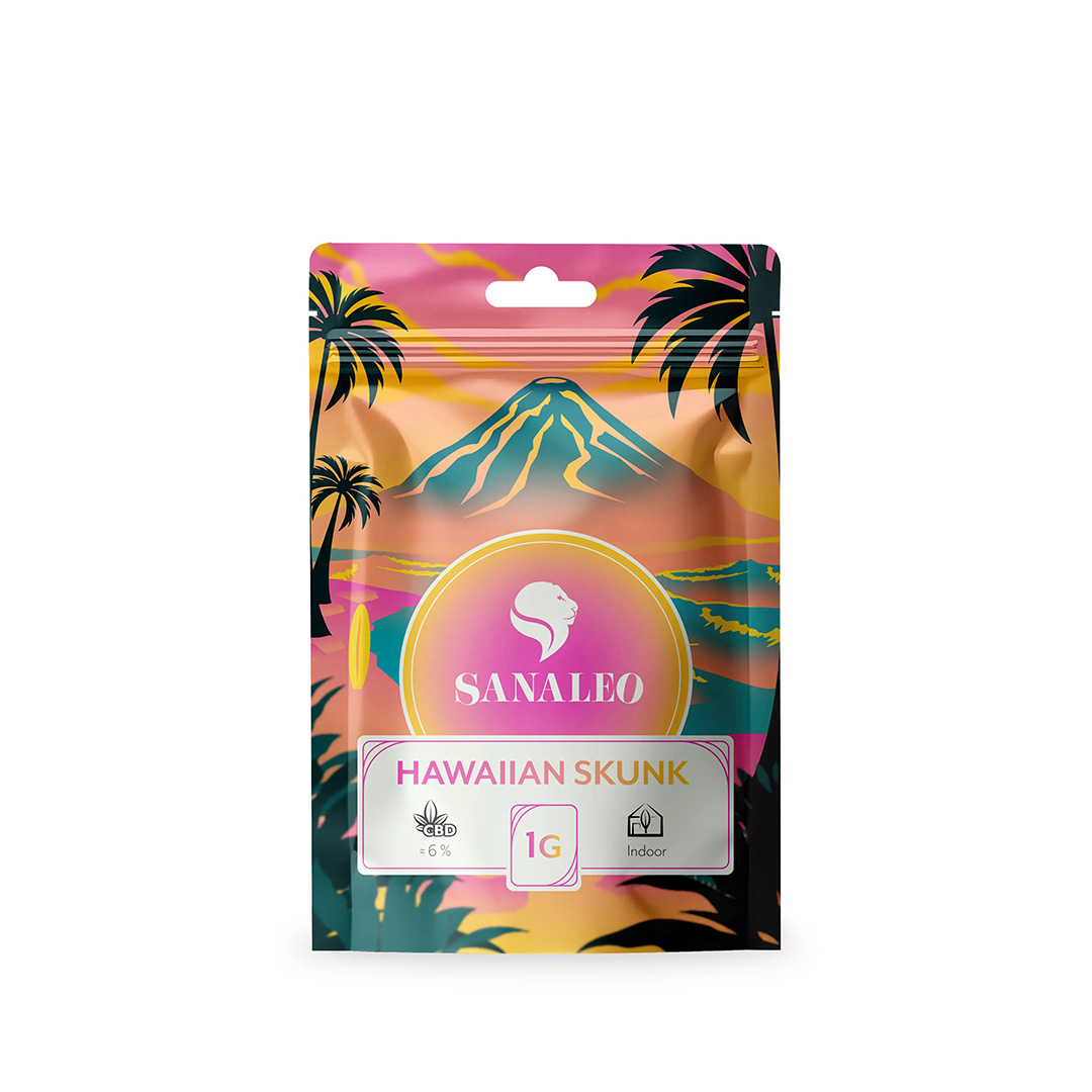 Sanaleo CBD Blüte Hawaiian Skunk 1g