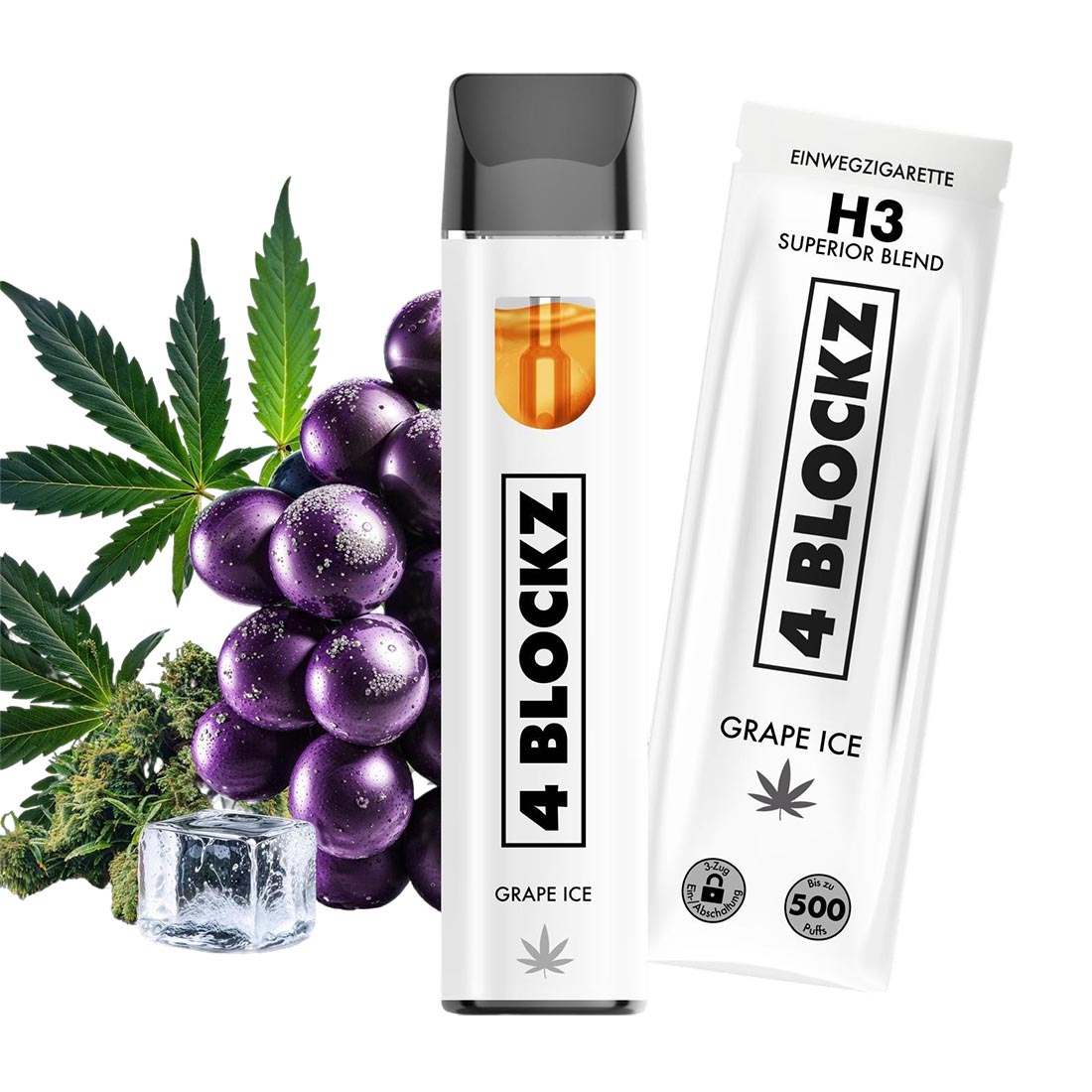 4 Blockz H3 Vape Grape Ice 4 Blockz H3 Vape Grape Ice