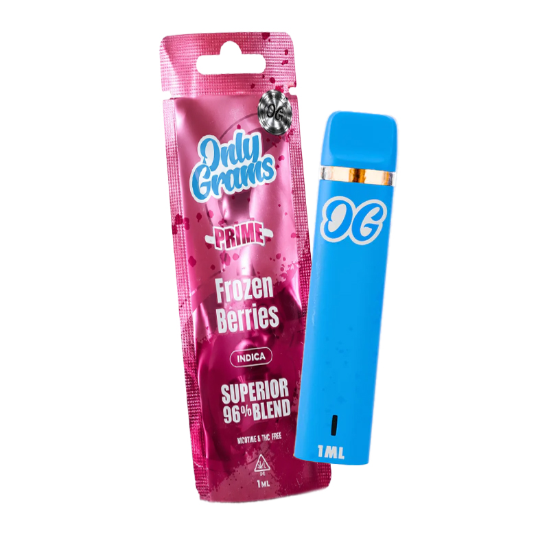 Only Grams Superior Blend Vape Frozen Berries 1ml Only Grams Superior Blend Vape Frozen Berries 1ml
