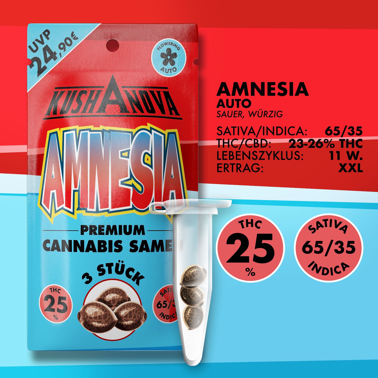 Kushanova Cannabissamen Amnesia