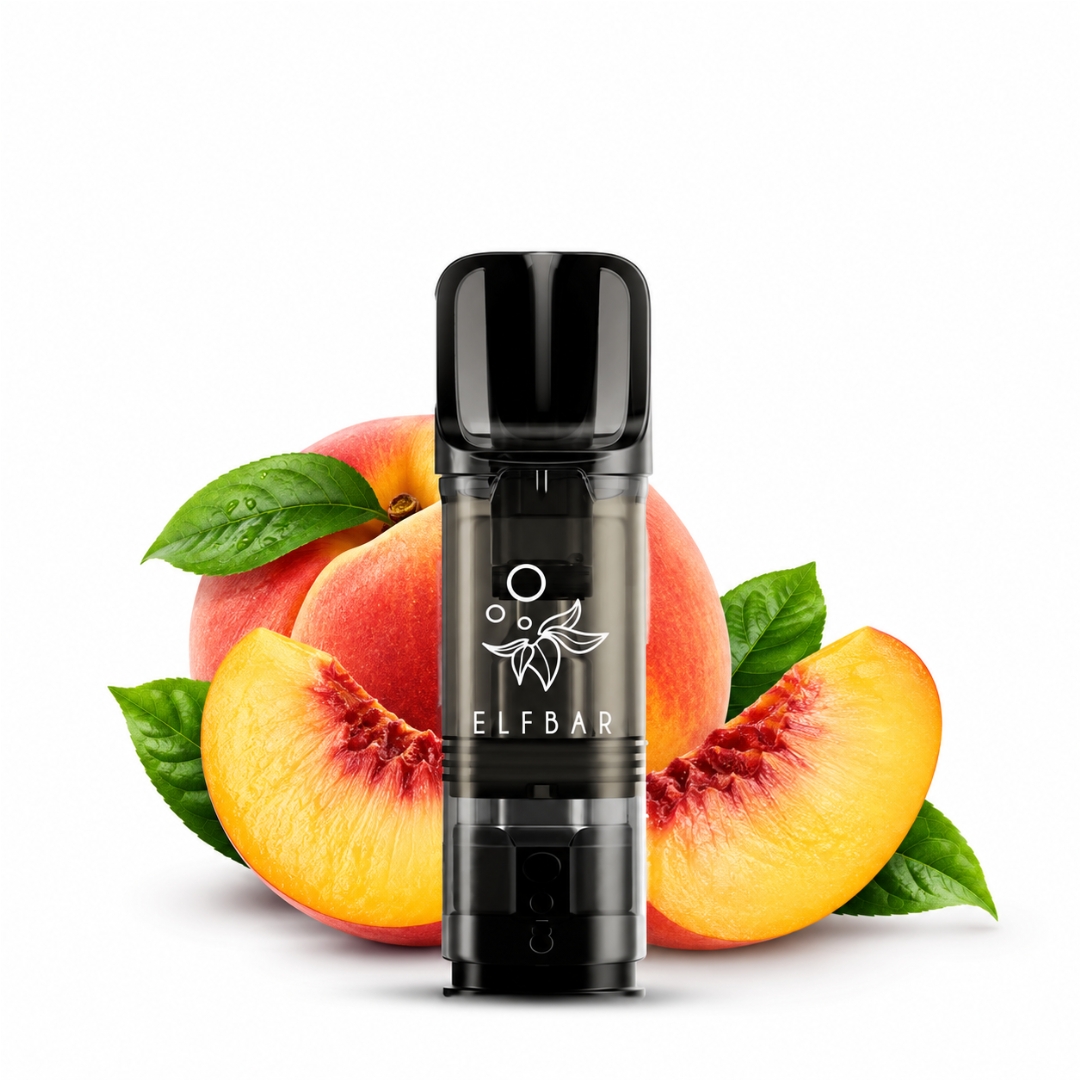Elfbar Elfa Pod Peach Ice Juicy Peach Pods Elfbar Elfa Pod Peach Ice Juicy Peach Pods