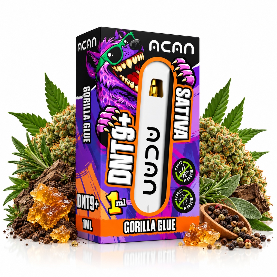 Acan DNT-9+ Vape Gorilla Glue 1ml Acan DNT-9+ Vape Gorilla Glue 1ml