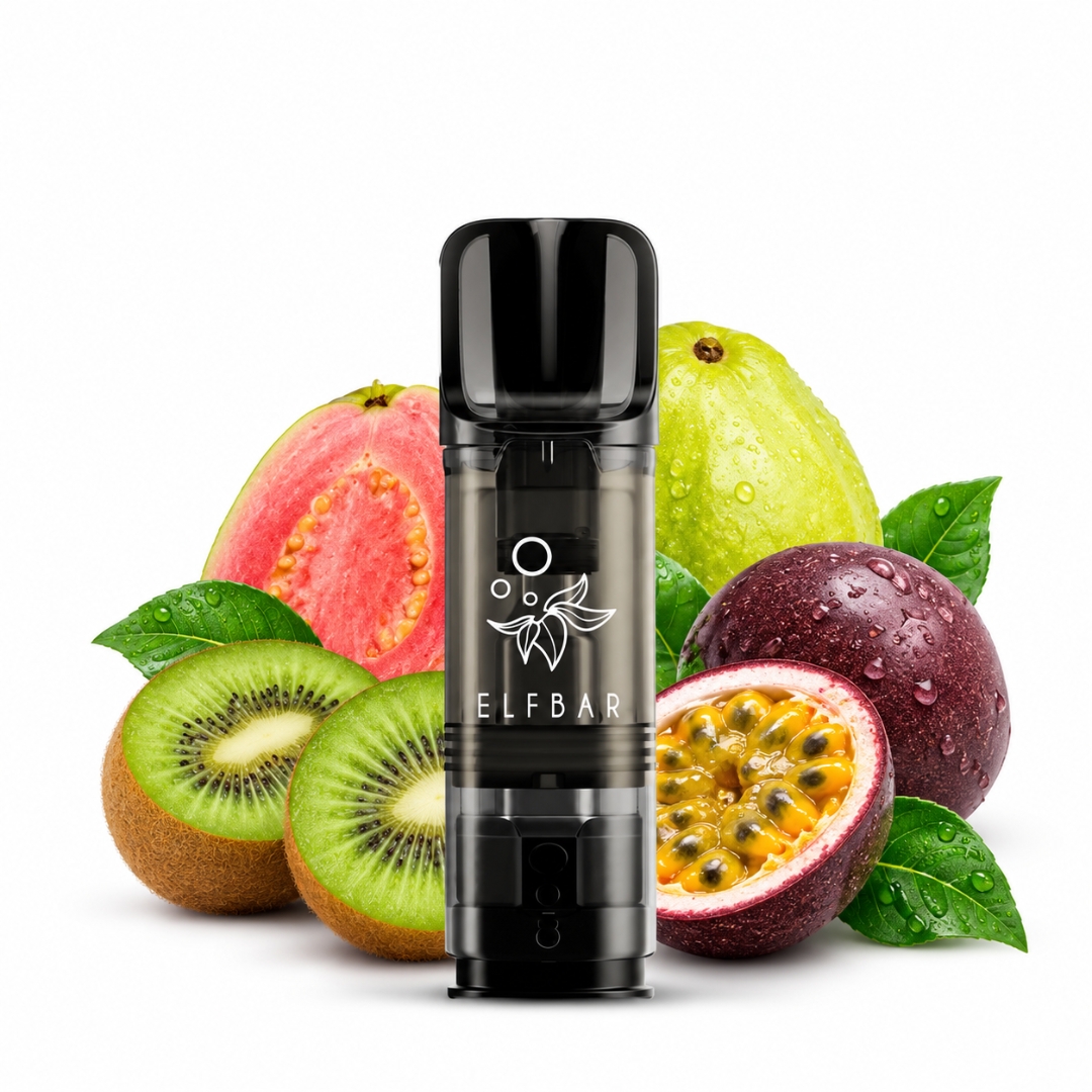 Elfbar Elfa Pod Kiwi Passion Fruit Guava Pods Elfbar Elfa Pod Kiwi Passion Fruit Guava Pods