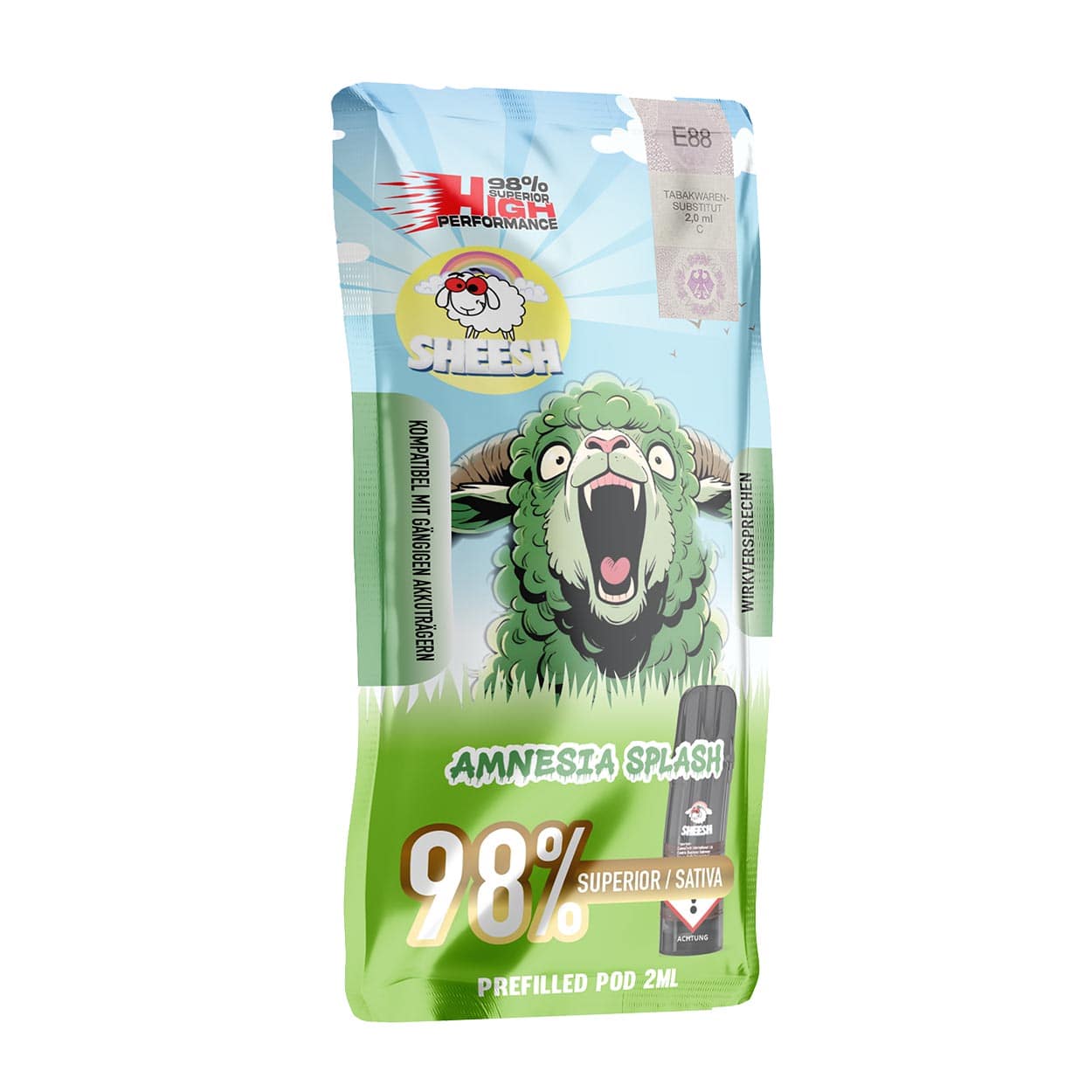 Sheesh Amnesia Splash Superior Signature Pod 2ml