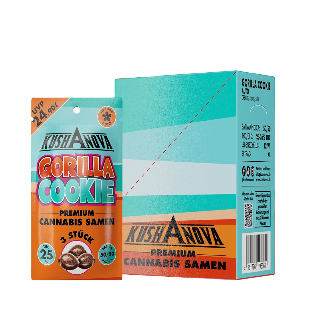 Kushanova Cannabissamen Gorilla Cookie